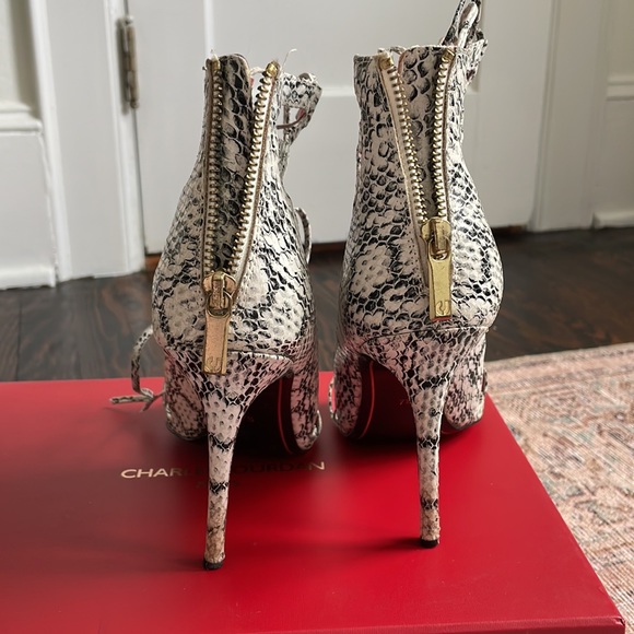 Charles Jourdan Snakeskin Heels - Picture 5 of 7
